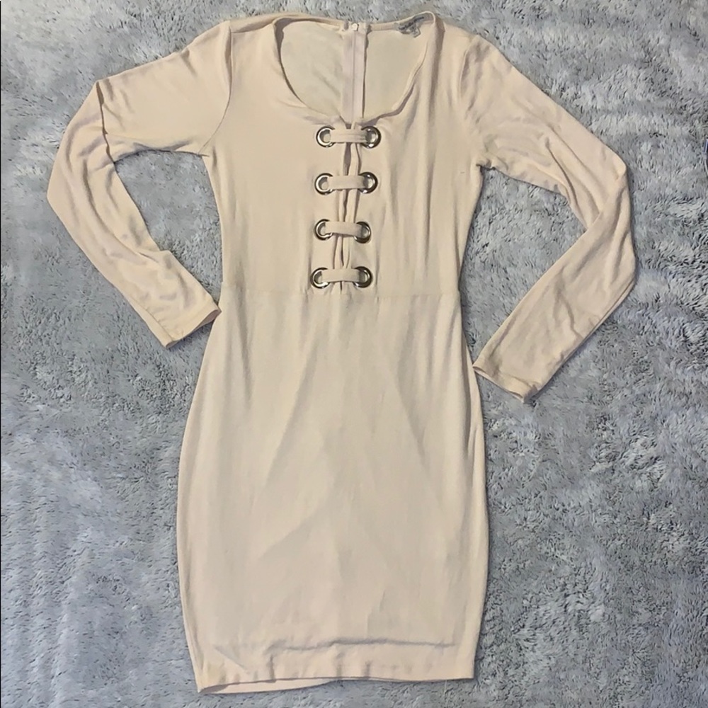 Charlotte Russe tan dress